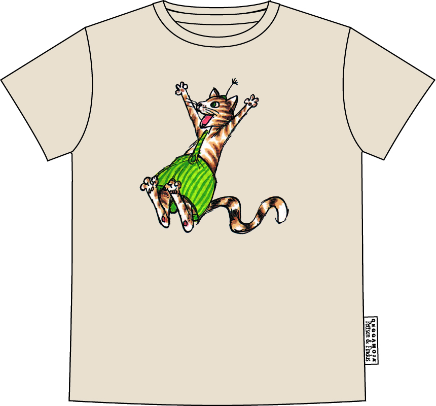 T-shirt Pettson och Findus Beige