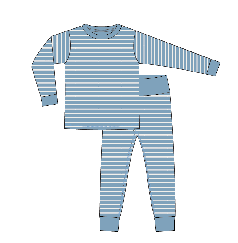 Pyjamas tvådelad Blå