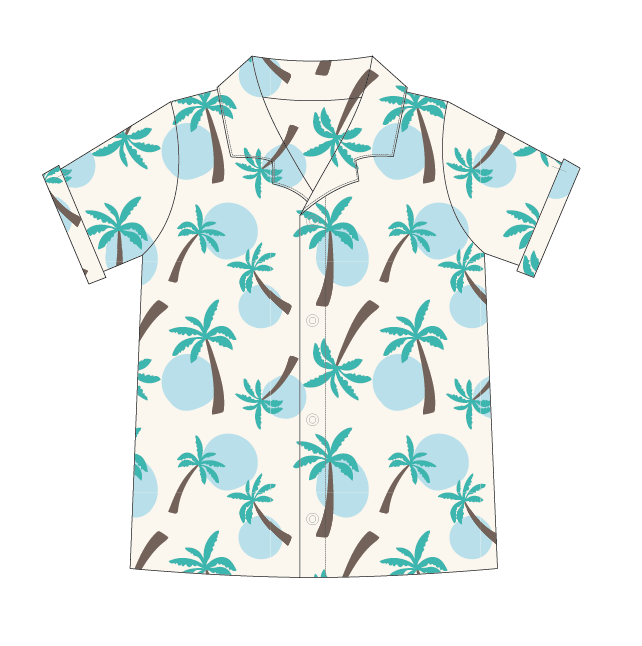 Skjorta Palm Tree