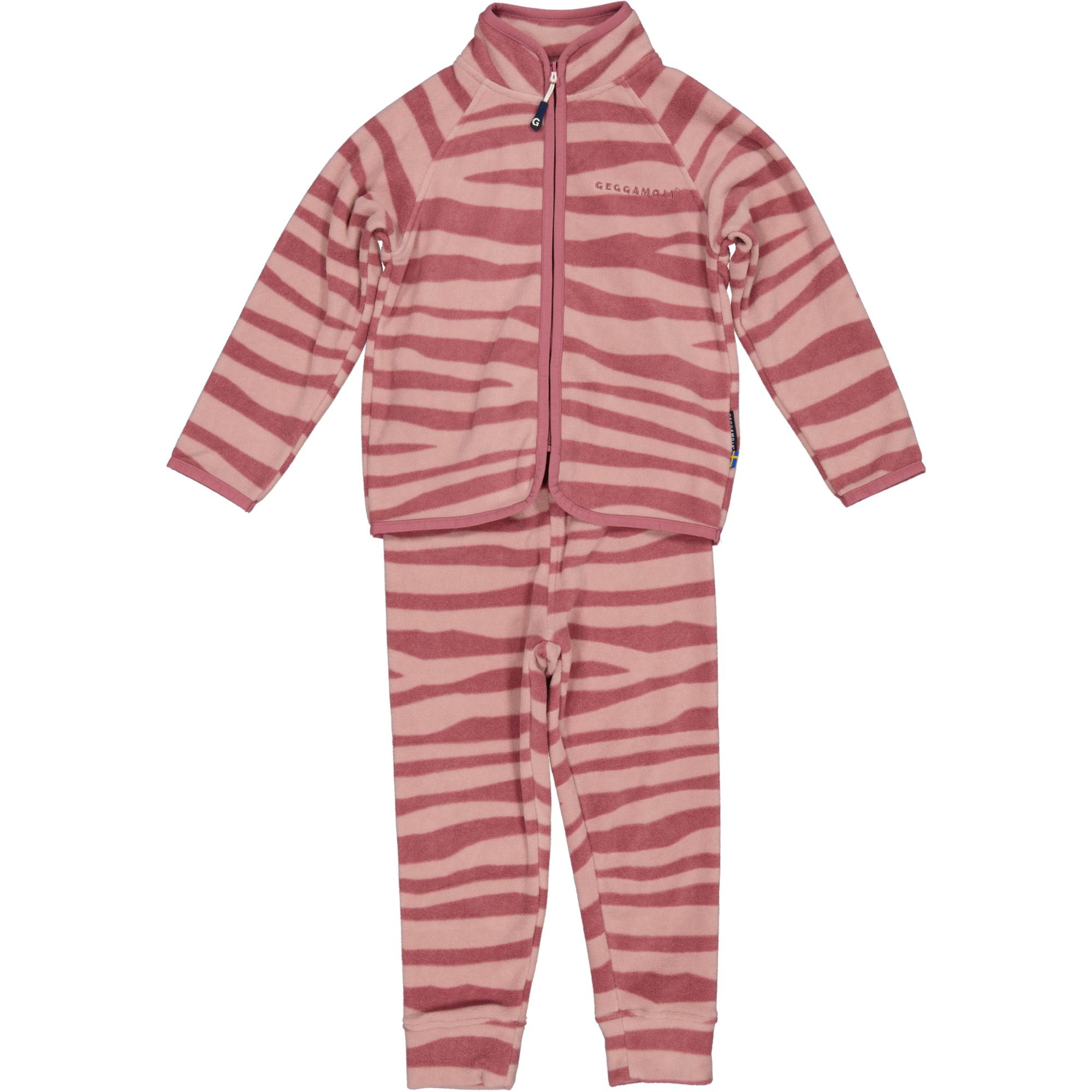 Fleeceset Zebra Plum