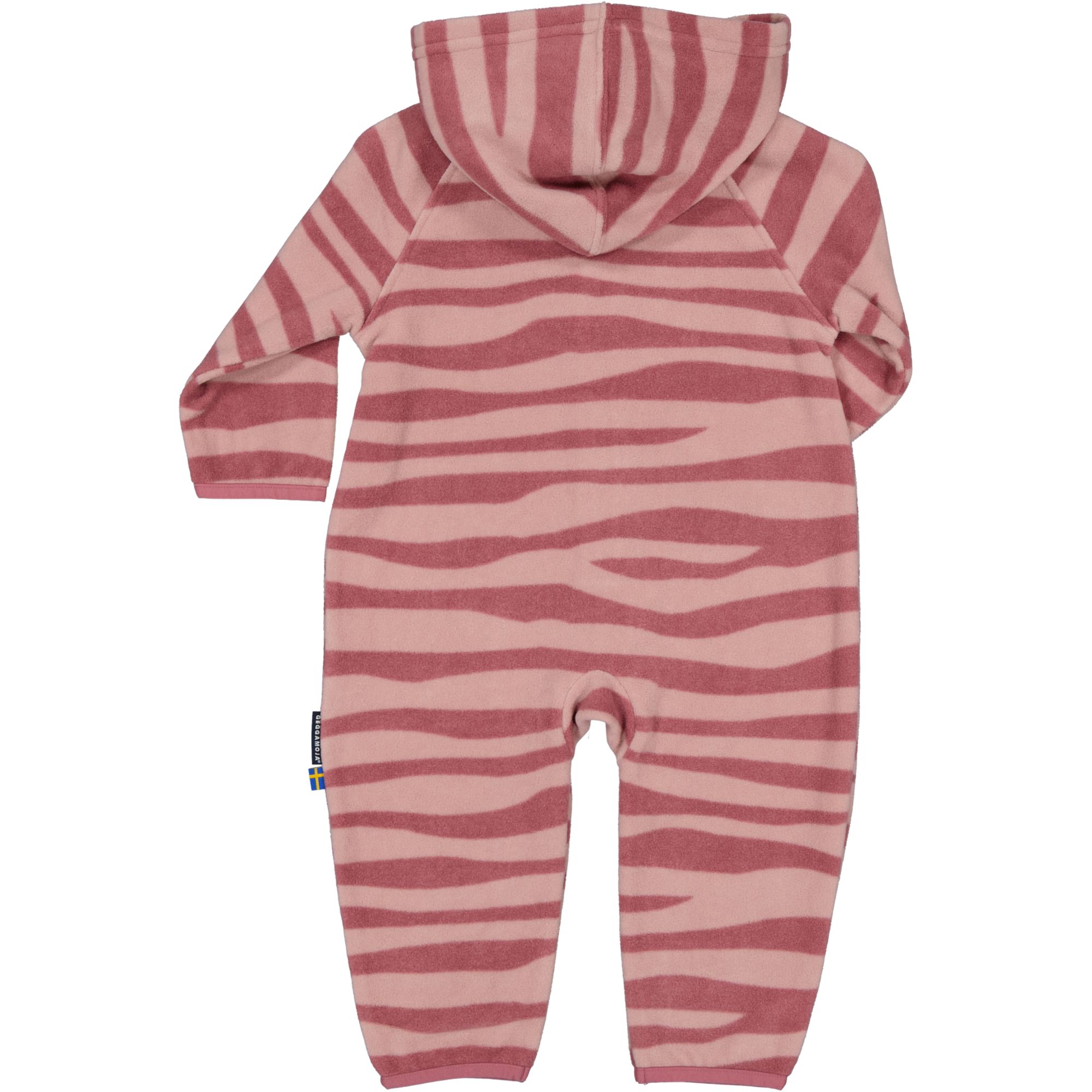 Fleeceoverall Zebra Plum