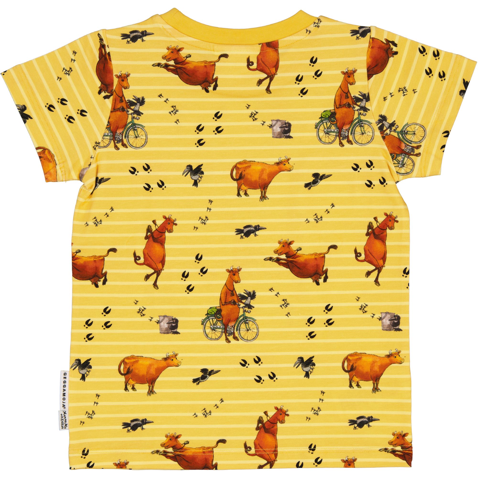 T-shirt Mamma Mu och Kråkan Gul/Vit