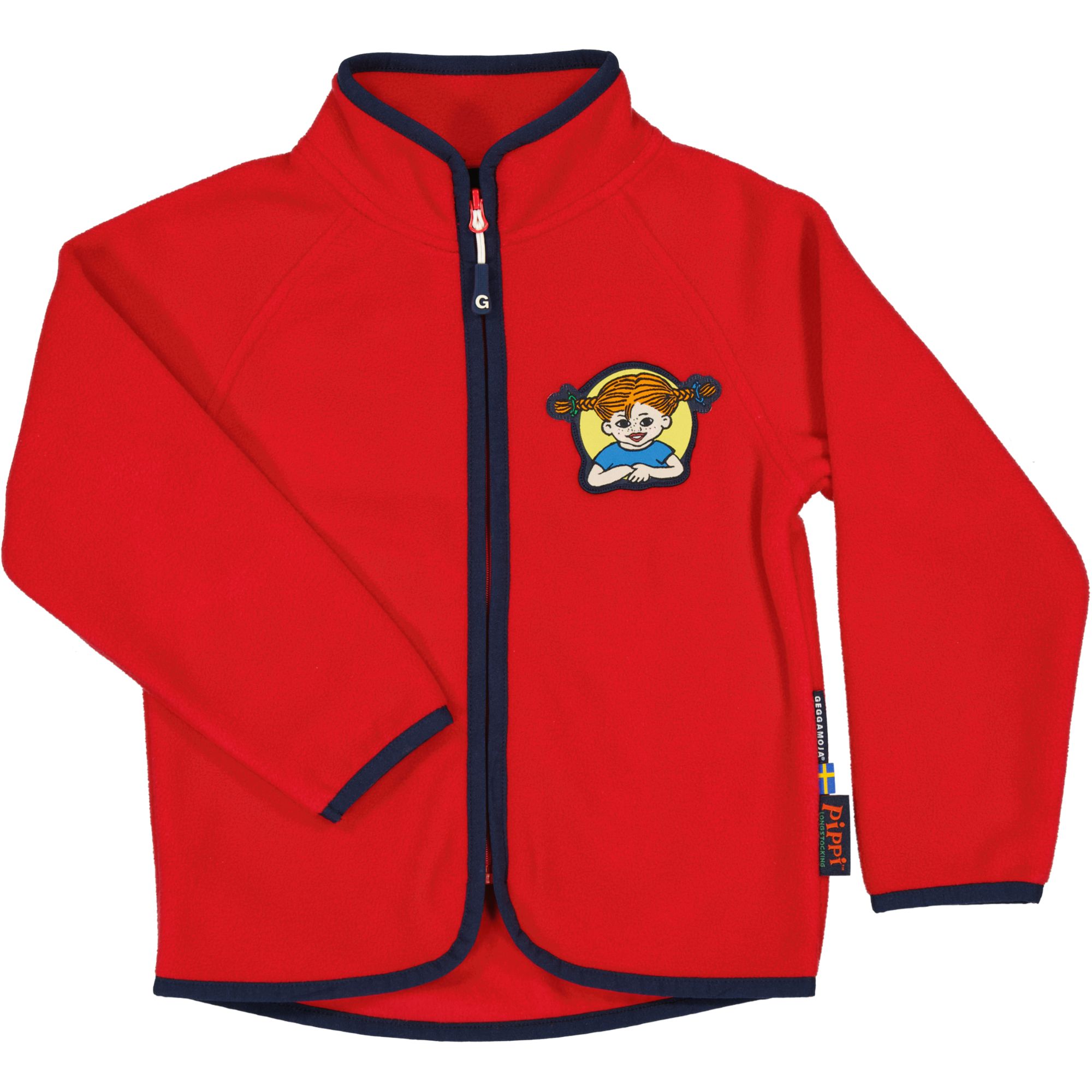 Pippi Långstrump Fleece jacket Red