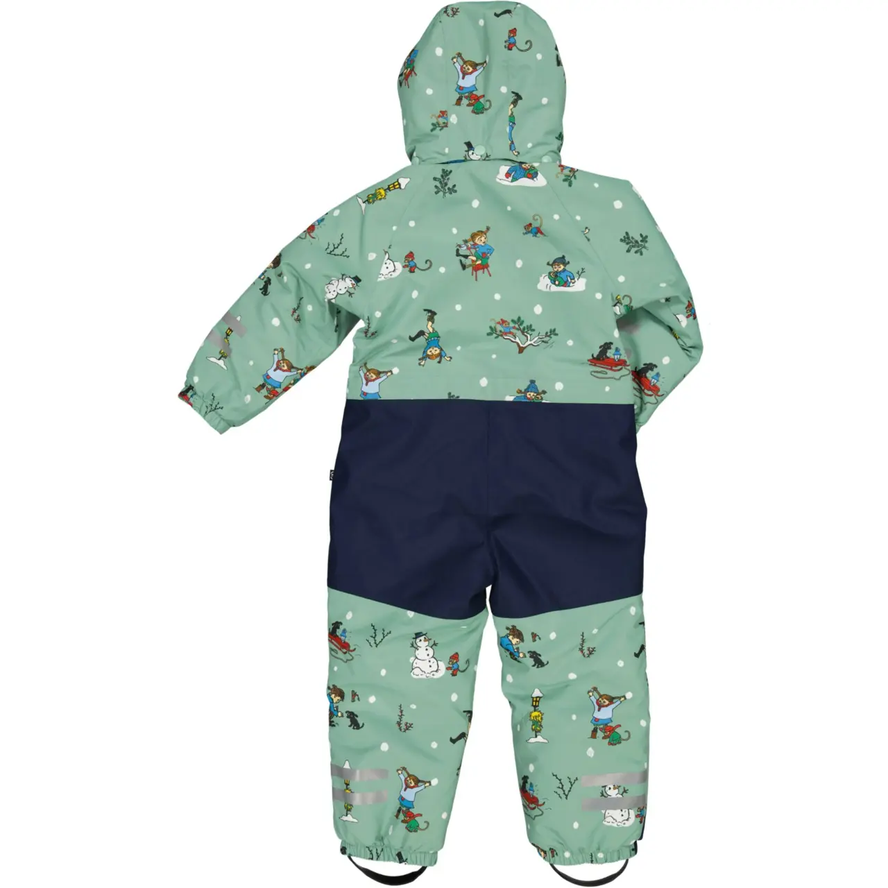 Pippi Longstocking Winter overall Grey green