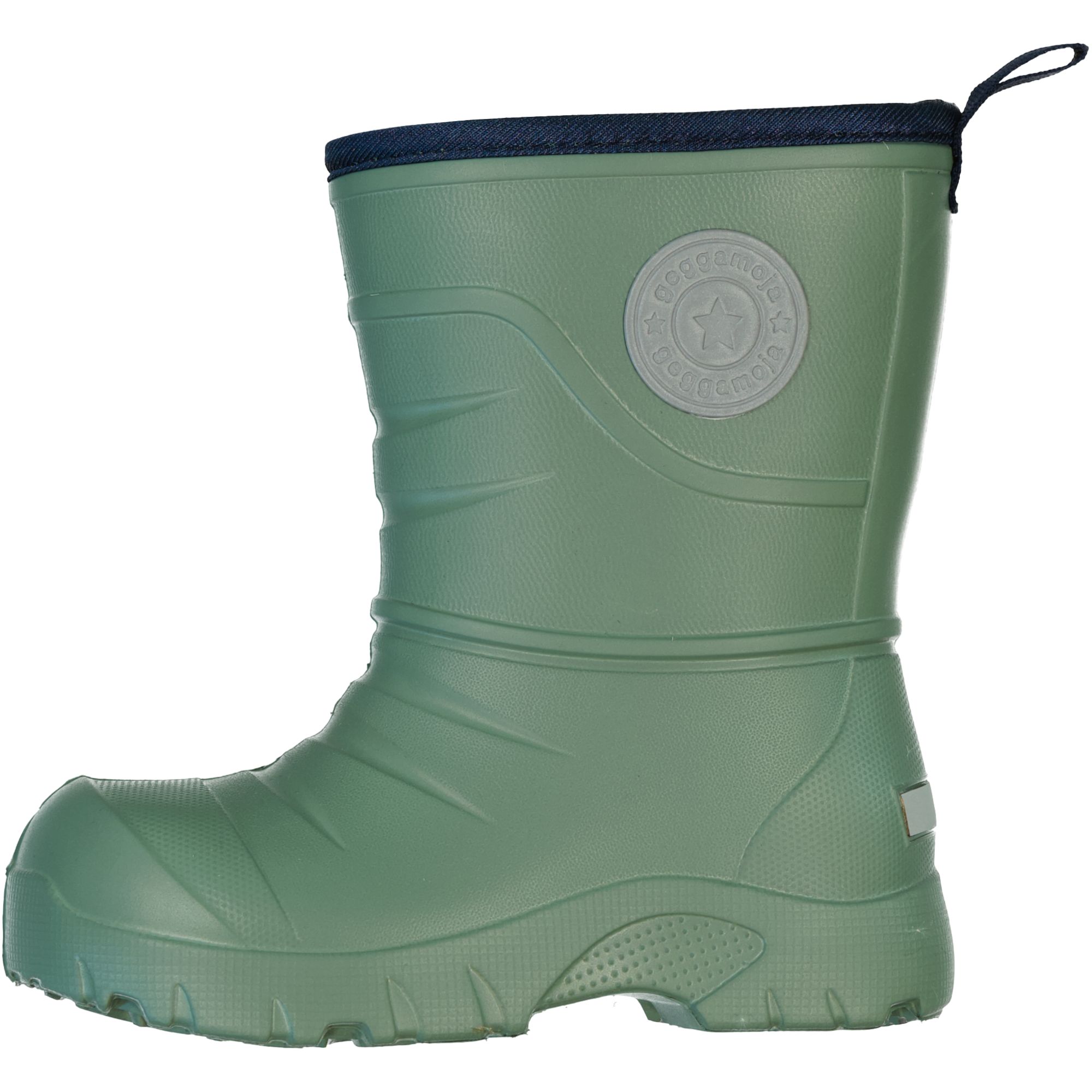 Gummistövlar Fodrade Mossgrön