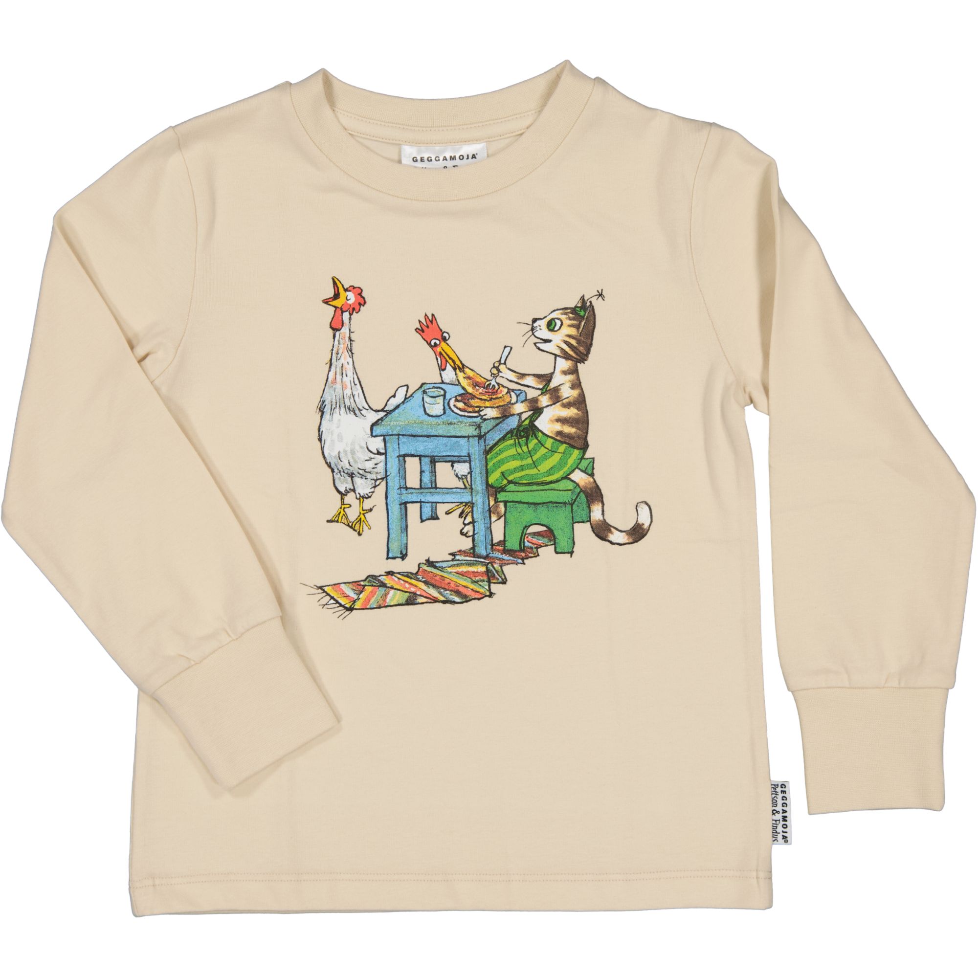 Tröja Pettson och Findus Beige