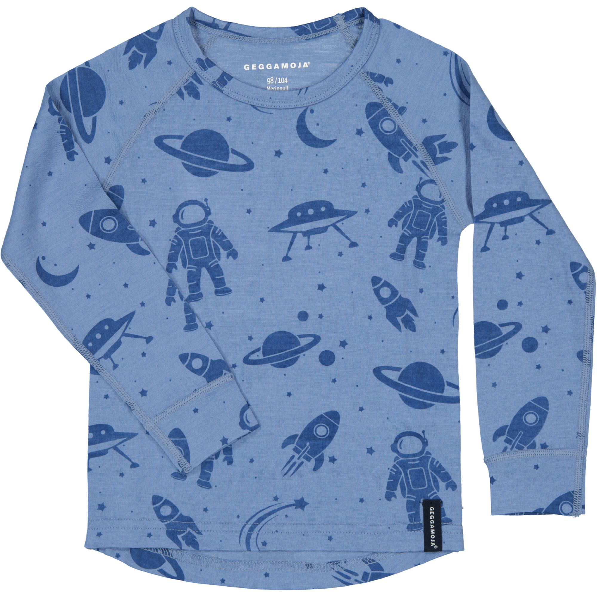 Merino wool sweater Blue Astro
