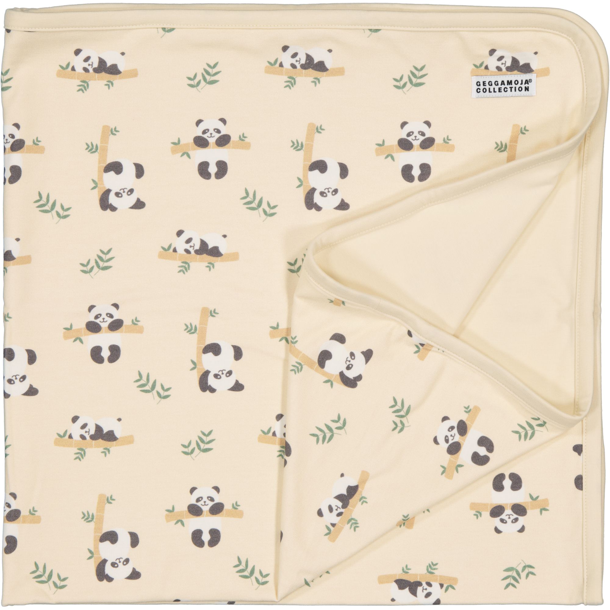 Babyfilt Bambu Panda Beige One Size