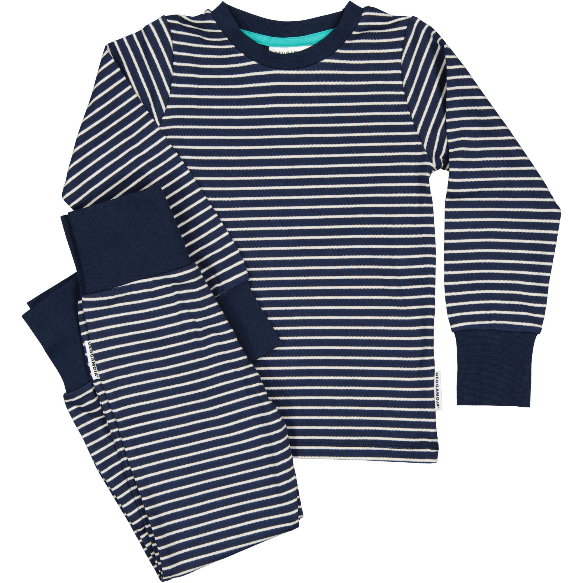 Pyjamas tvådelad Navy/Beige