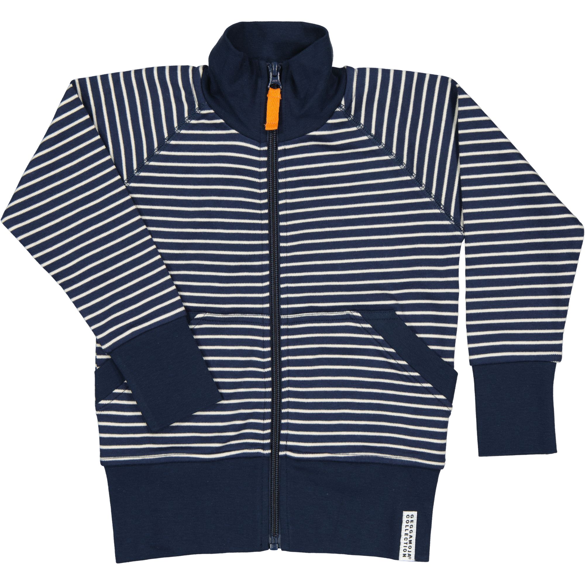 Zip sweater Navy beige