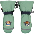 Pippi Longstocking Winter mitten Grey green