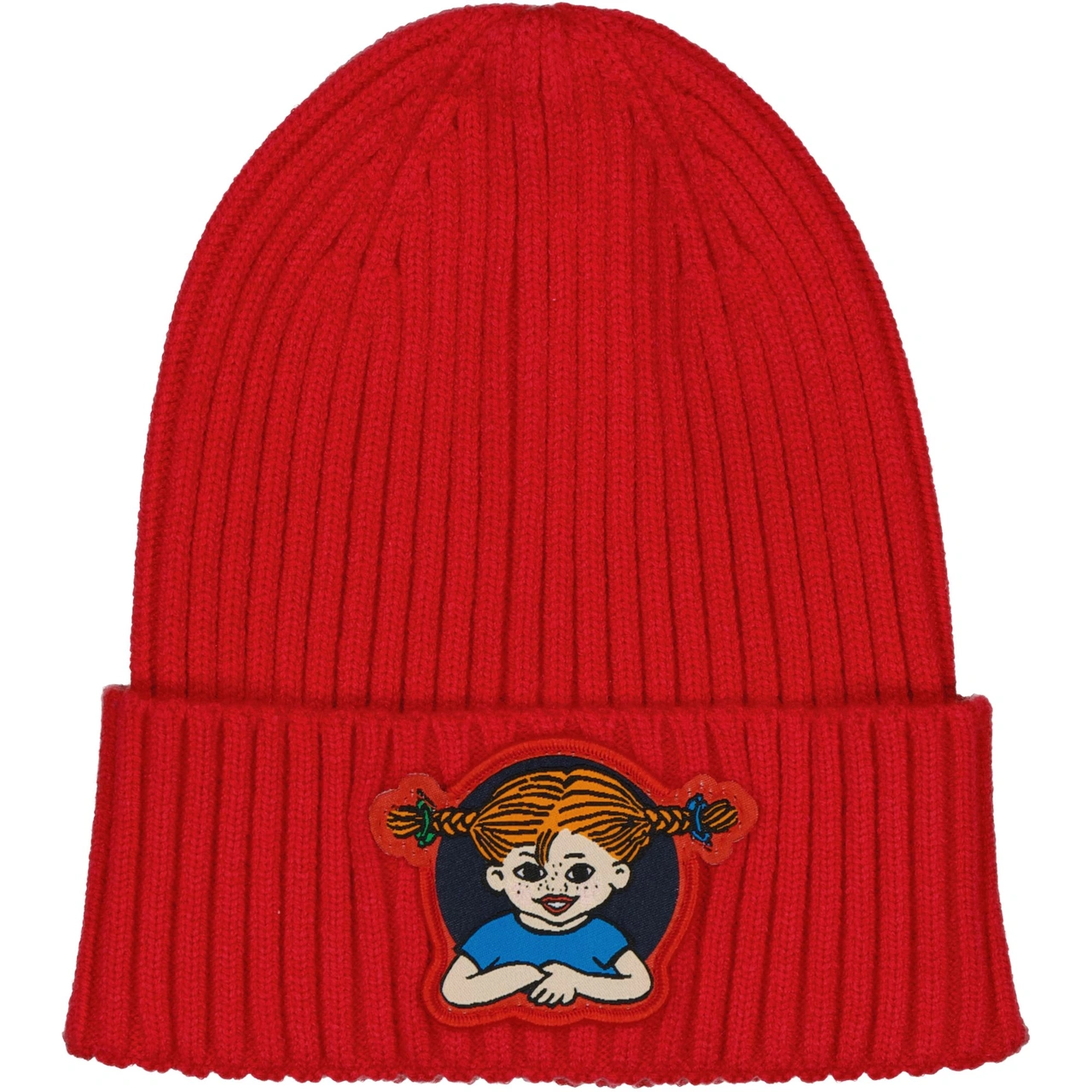 Pippi Longstocking Knitted beanie Red