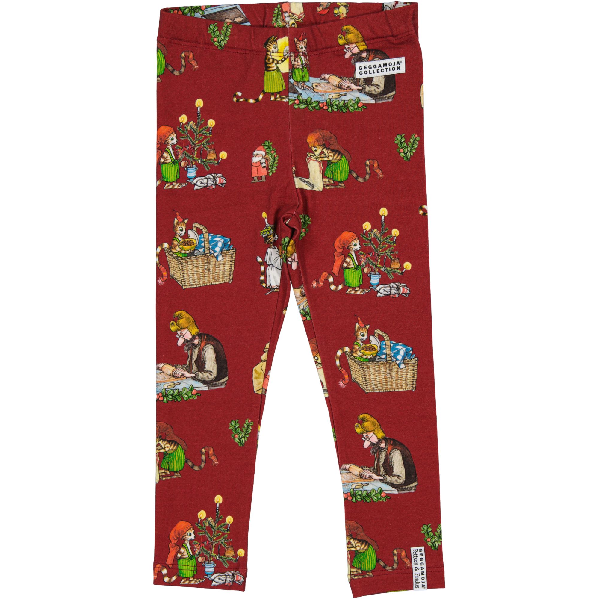 Leggings Pettson och Findus Röd