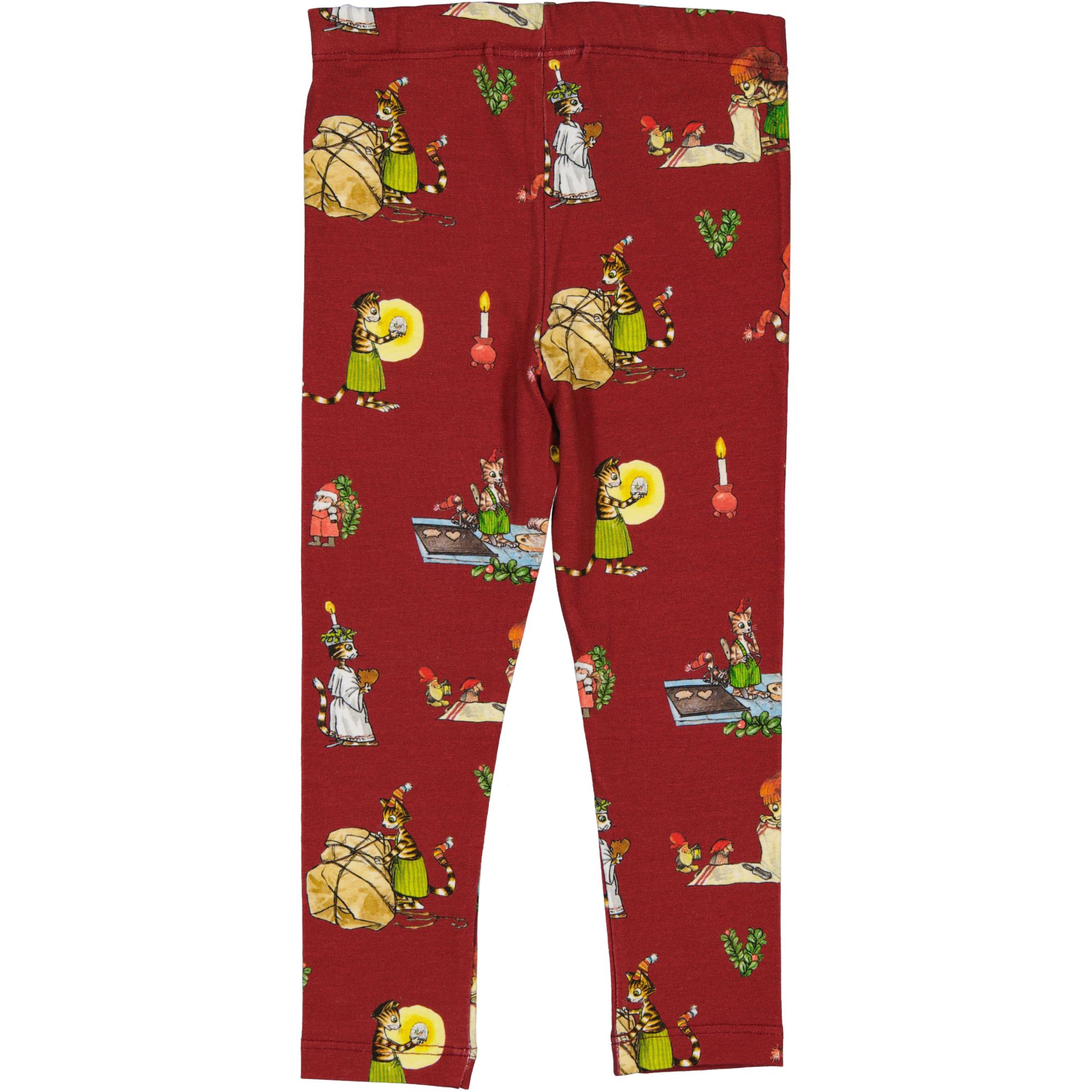 Leggings Pettson och Findus Röd