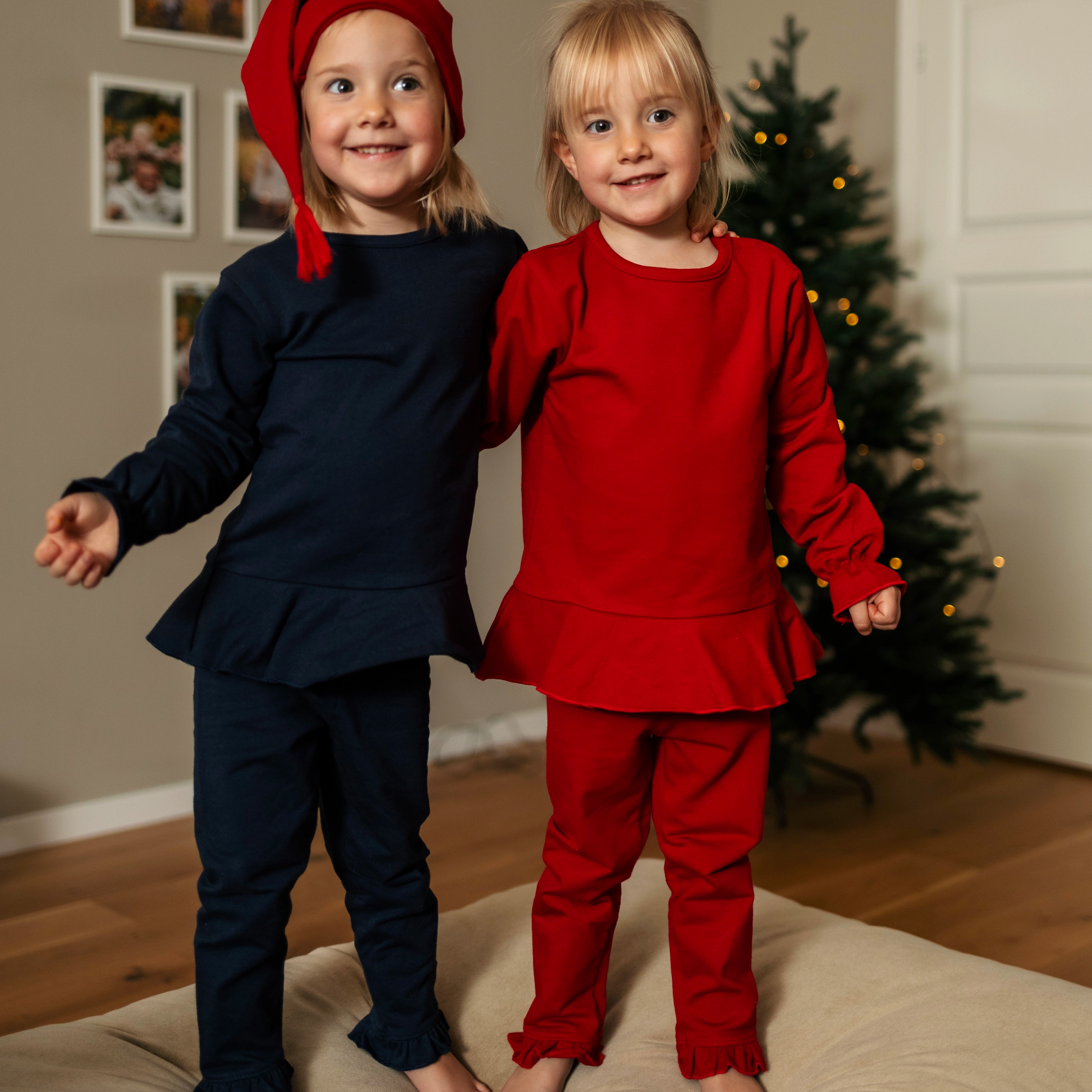 Tröja med leggings Marinblå