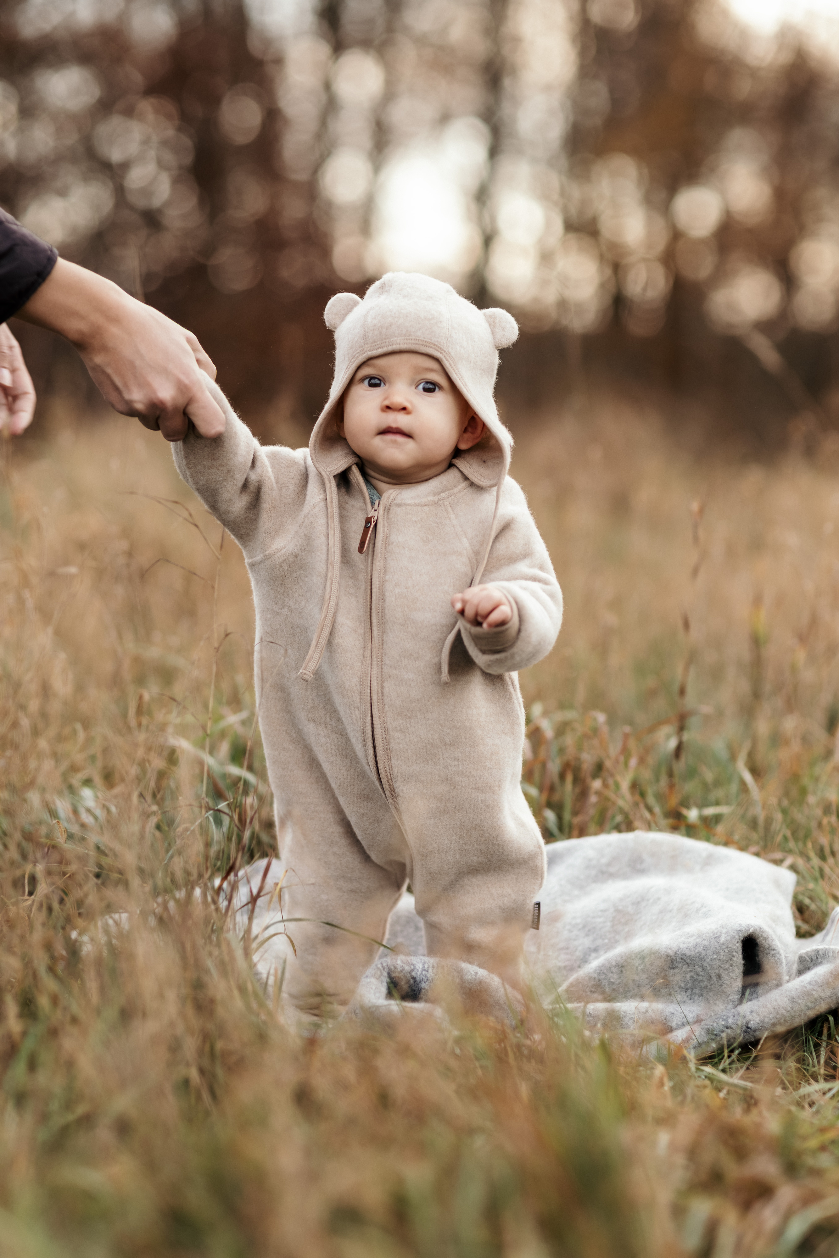 Overall Ullfleece Beige