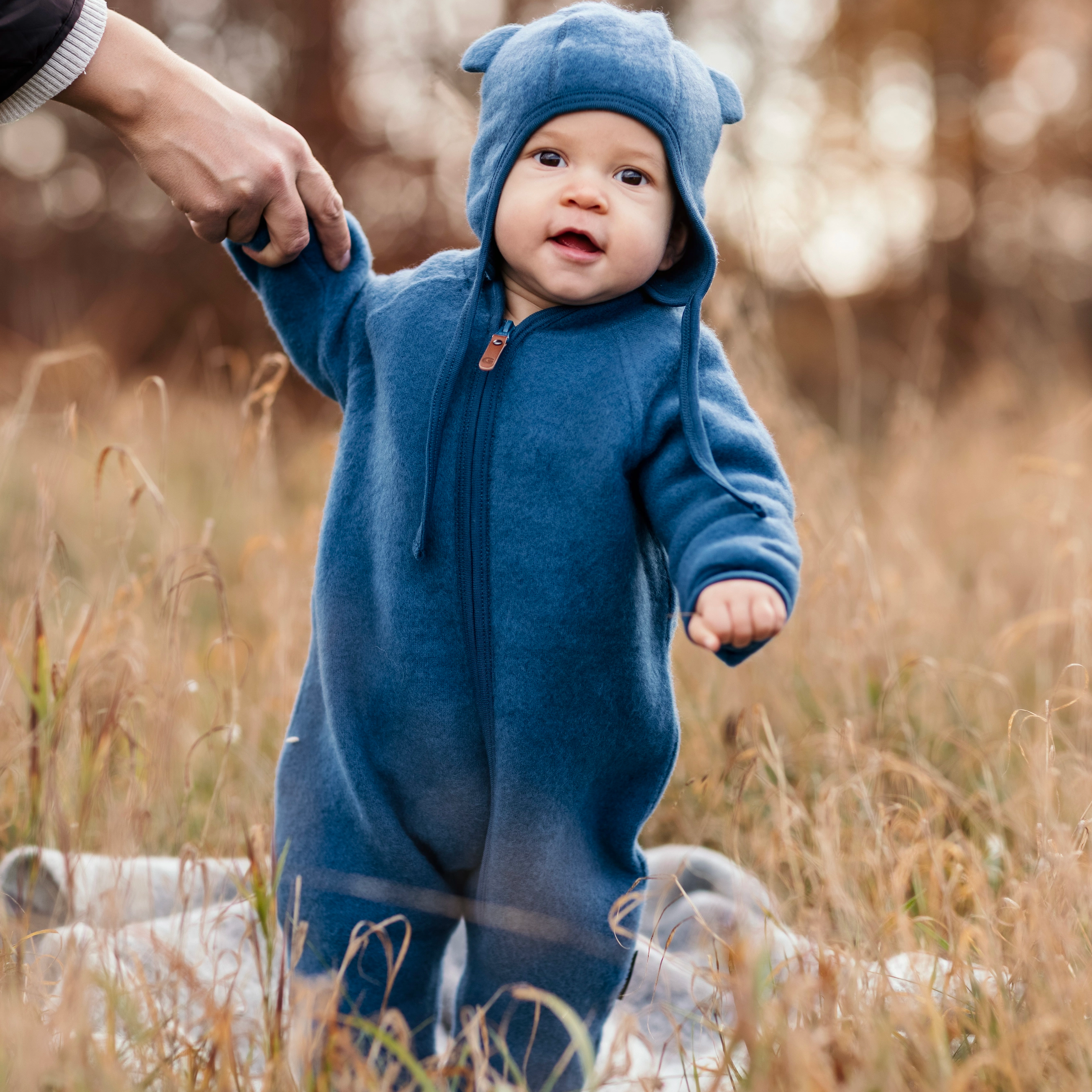 Overall Ullfleece Blå