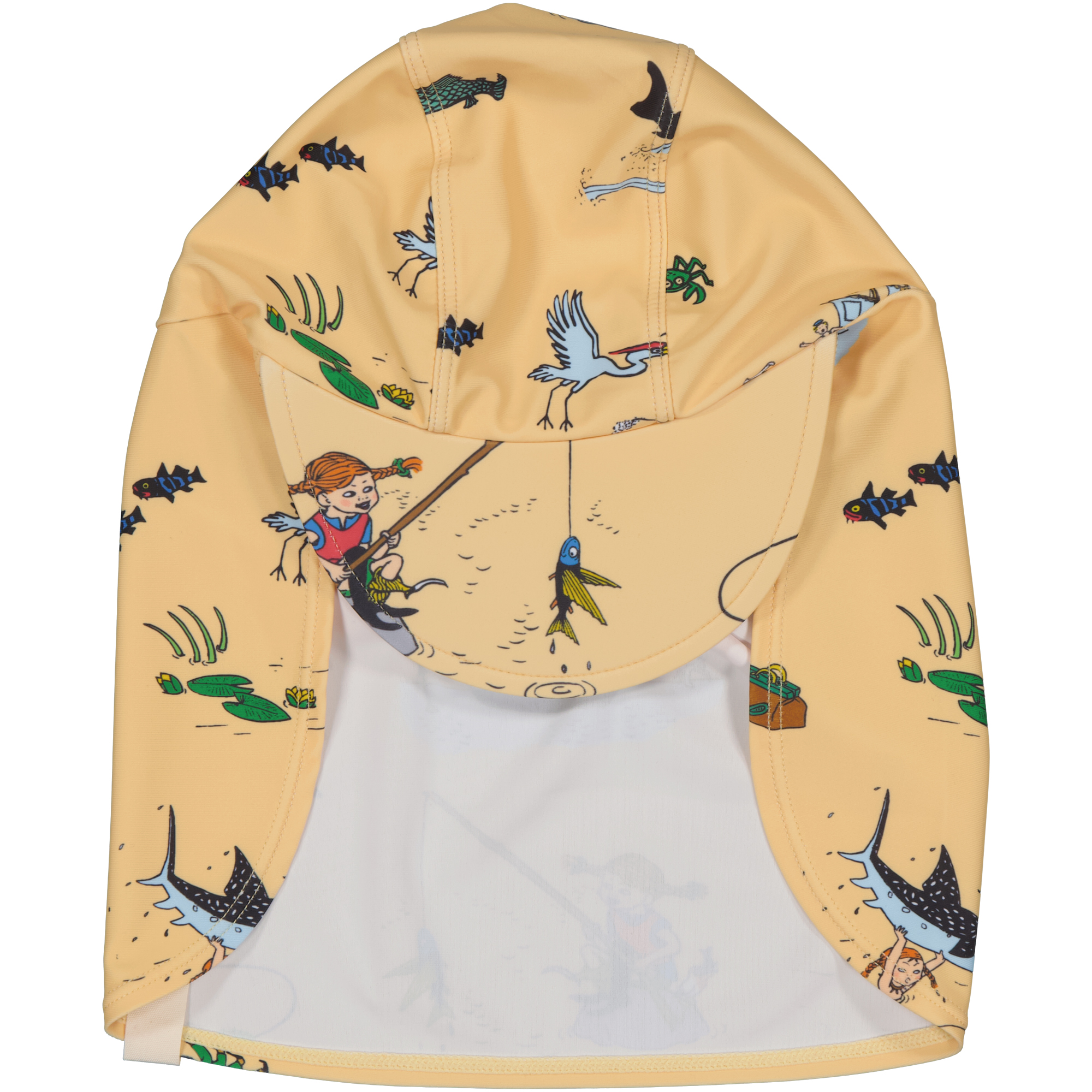 Pippi Långstrump UV-Hat Soft yellow