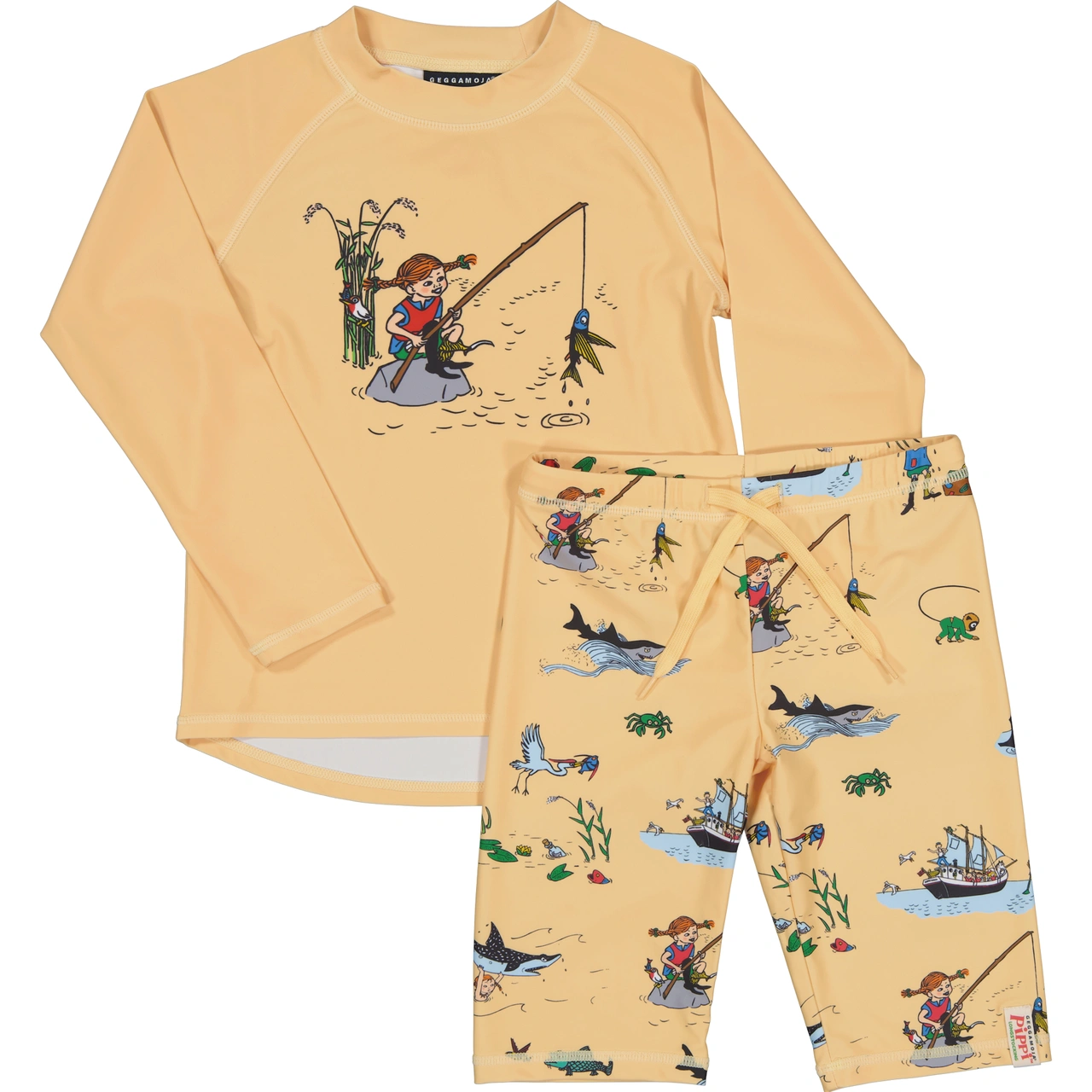 Pippi Långstrump UV-Set Soft yellow