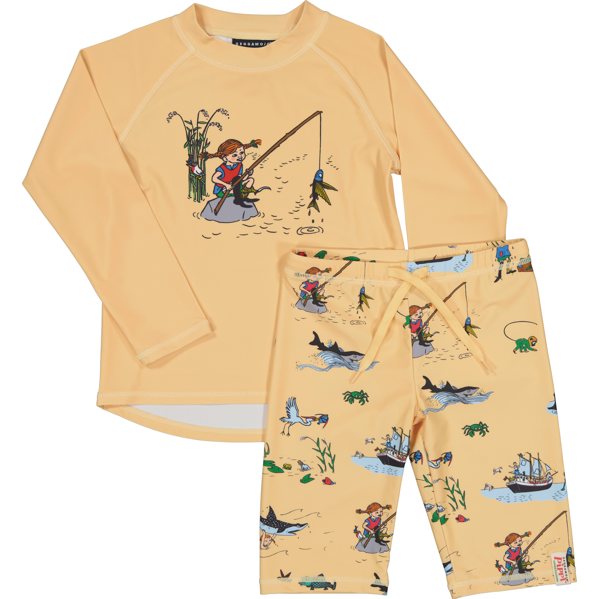 Pippi Långstrump UV-Set Soft yellow