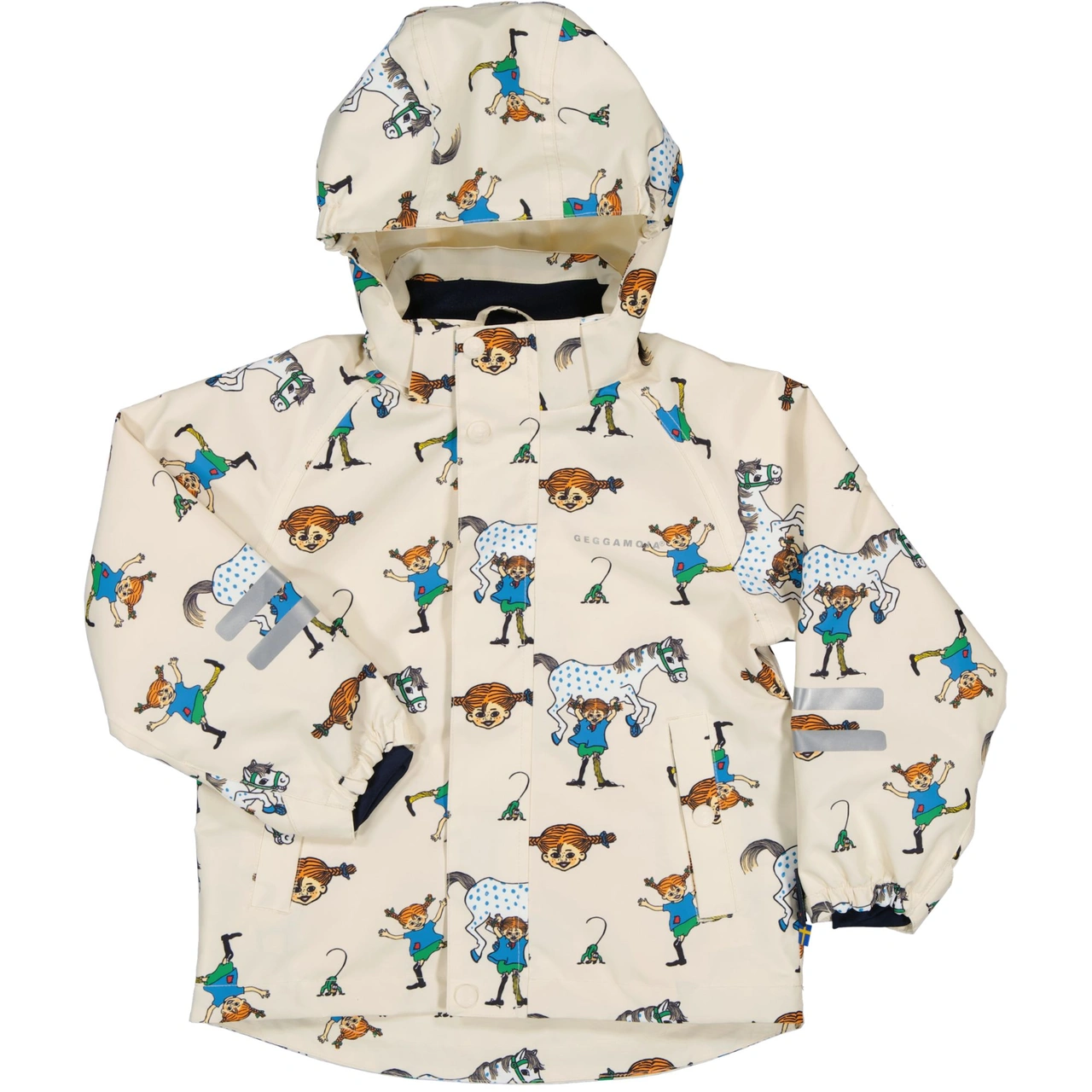 Pippi Långstrump shell jacket Beige