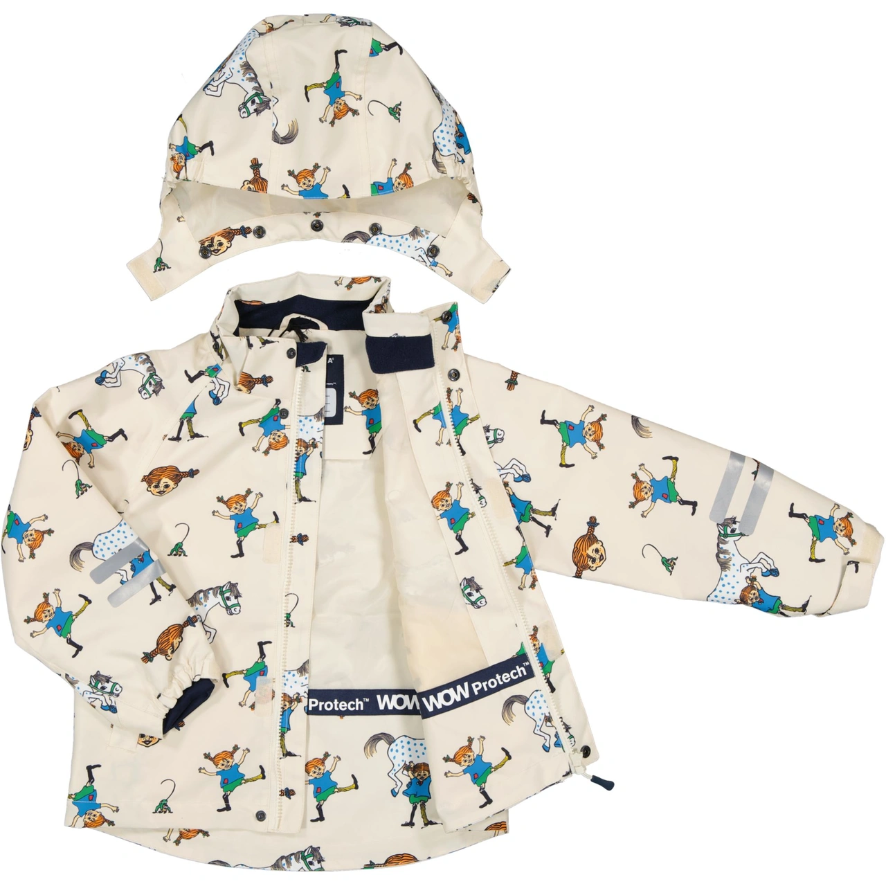 Pippi Långstrump shell jacket Beige