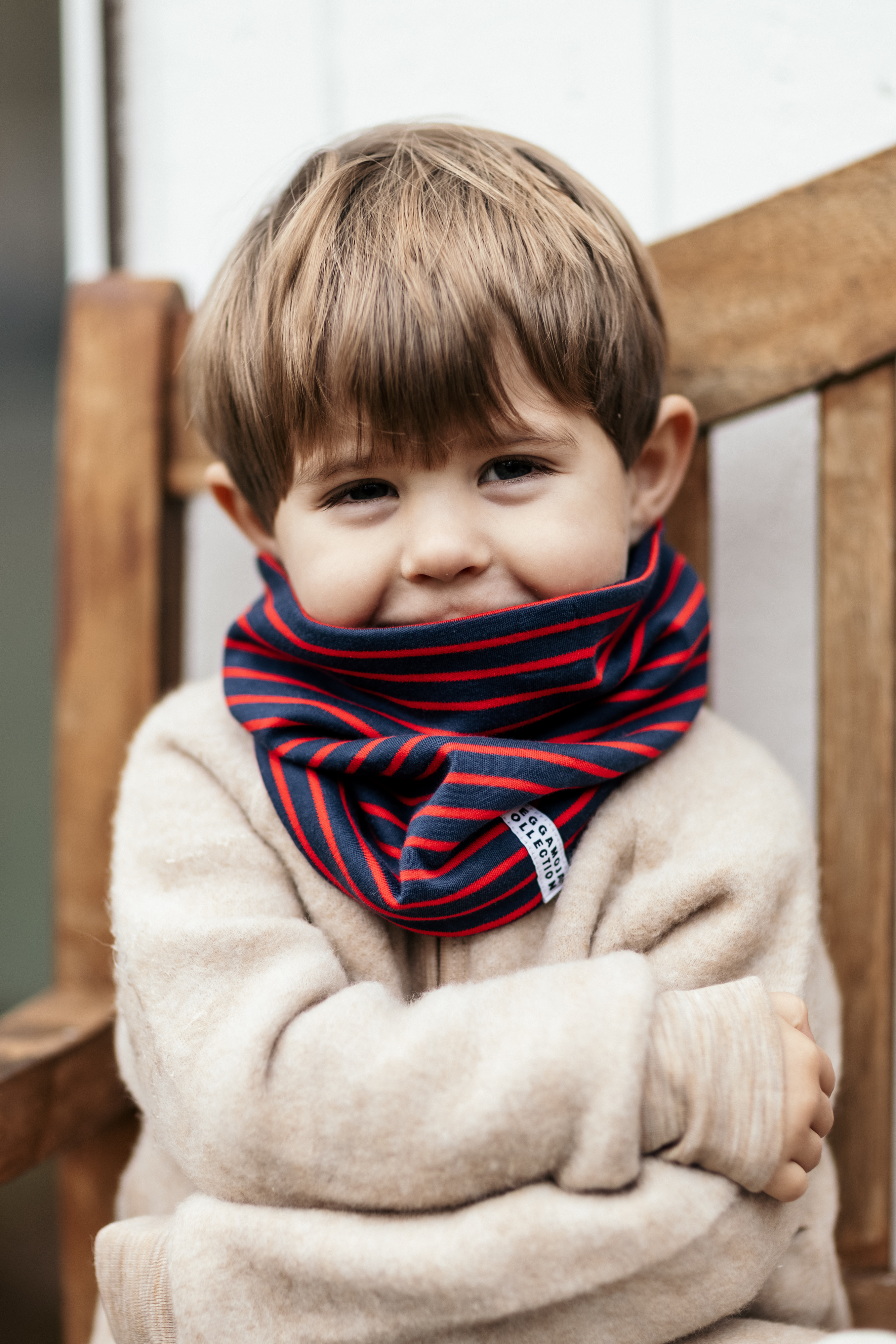 Tube fleece Pippi Långstrump Röd