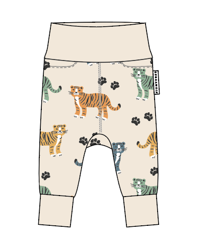 Babybyxor Bambu Beige Tiger