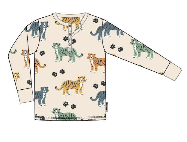 Farfarströja Bambu Beige Tiger