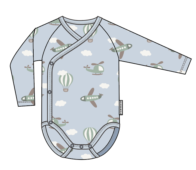 Omlottbody Bambu Blue Flyers