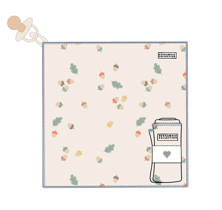 Snuttefilt Bambu Beige Acorn