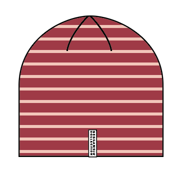 Mössa Topline Rosa/Röd