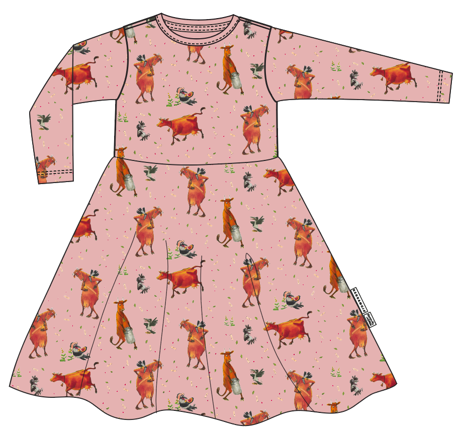 Klänning Mamma Mu och Kråkan Rosa