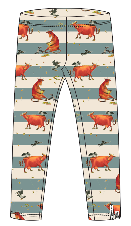 Leggings Mamma Mu och Kråkan Turkos