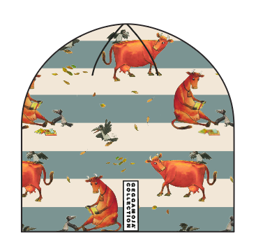 Mössa Fleecefodrad Mamma Mu och Kråkan Turkos