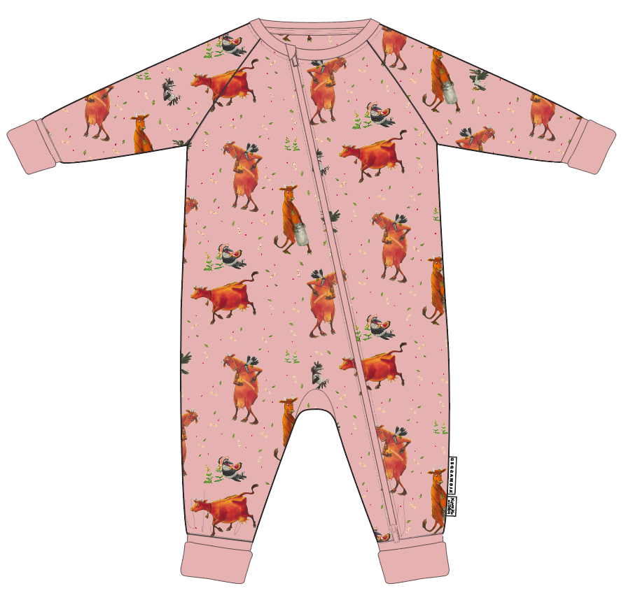 Pyjamas Mamma Mu och Kråkan Rosa
