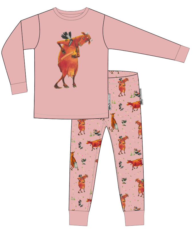 Pyjamas Tvådelad Mamma Mu och Kråkan Rosa