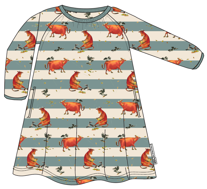 Singoallaklänning Mamma Mu och Kråkan Turkos