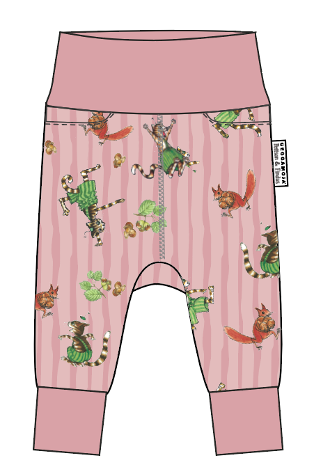 Babybyxor Pettson och Findus Rosa