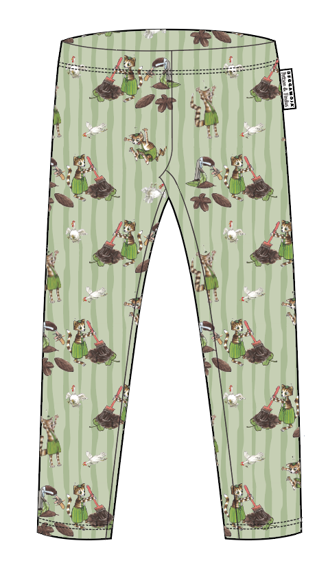 Leggings Pettson och Findus Grön
