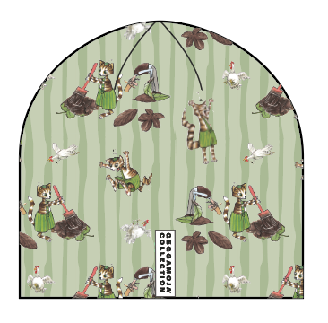 Mössa  Pettson och Findus Grön