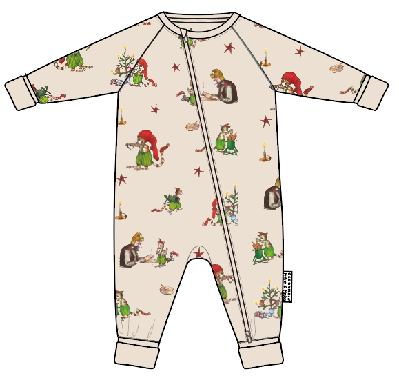 Pyjamas Pettson och Findus Beige
