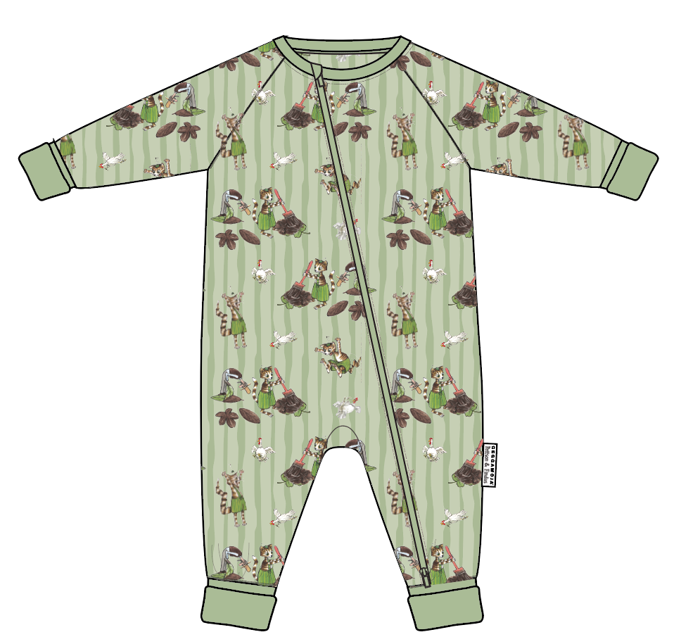 Pyjamas Pettson och Findus Grön