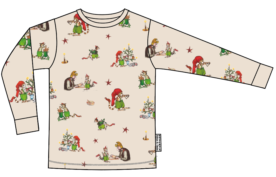 Tröja Pettson och Findus Beige