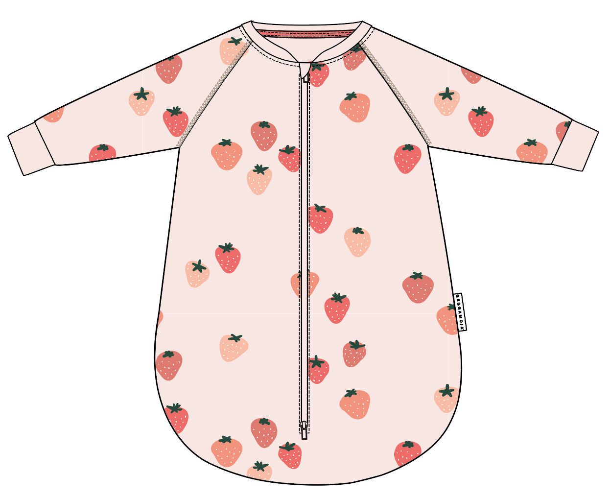 Sovpåse Bambu Strawberry