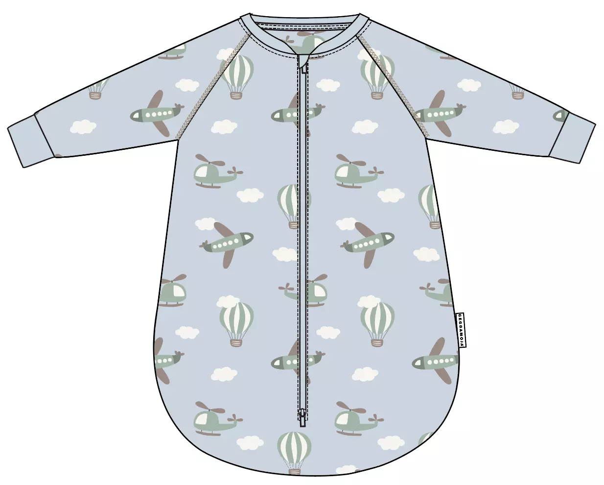 Sovpåse Bambu Blue Flyers