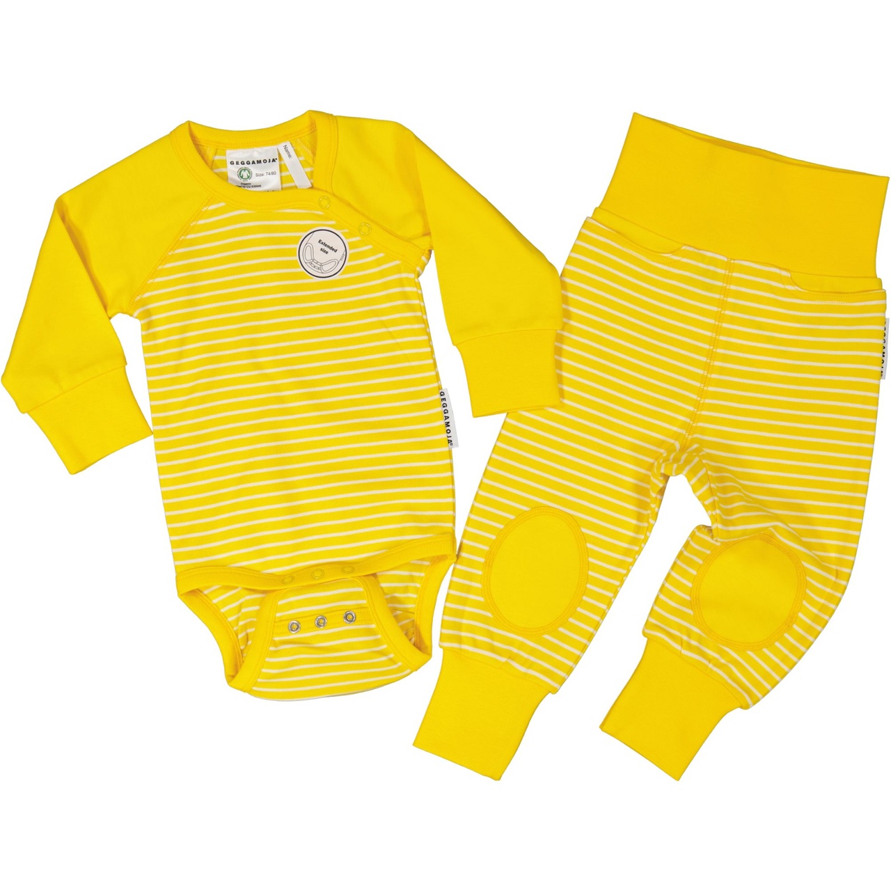 Baby trousers Yellow/white 15