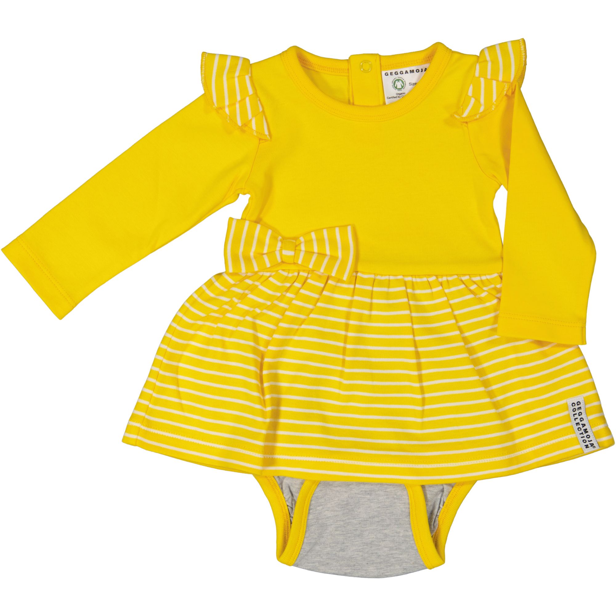Body dress Yellow/white 15