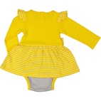 Body dress Yellow/white 15