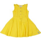 Summer flounce dress Yellow  146/152